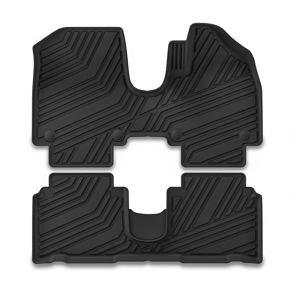 Hyundai Ioniq 5 2022-2025 All-Weather Floor Mats & Boot Liner & Seat Back Protectors – Floor Mats (3pcs)