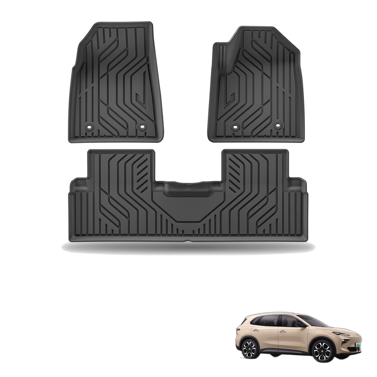 MG ES 2023-2025 All-Weather Floor Mats & Boot Liner
