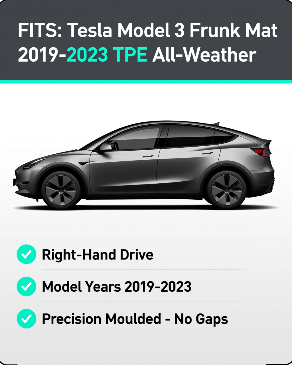 Tesla Model 3 Interior Protection Accessory vehicle fitment