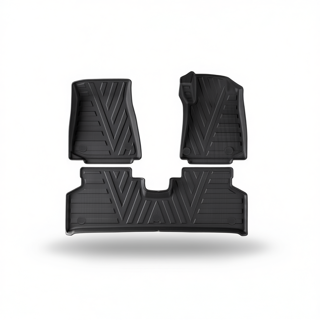 Kia Niro 2022+ All-Weather Floor Mats – Floor Mats (6pcs) + Carpet Overlay