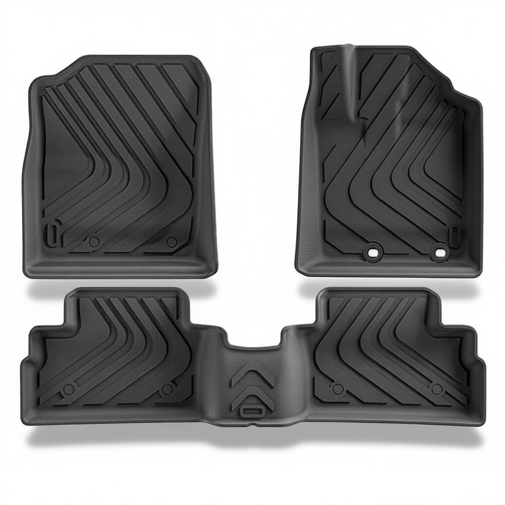 Perodua Ativa 2021-2025 All-Weather Floor Mats & Boot Liner – Floor Mats (3pcs)