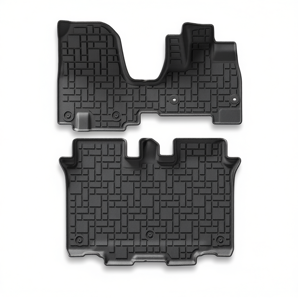Honda N-Box 2023+ All-Weather Floor Mats & Boot Liner – Floor Mats (3pcs)