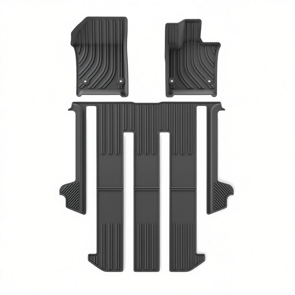 Toyota Alphard / Vellfire 2024+ All-Weather Floor Mats & Boot Liner – Floor Mats (3pcs)