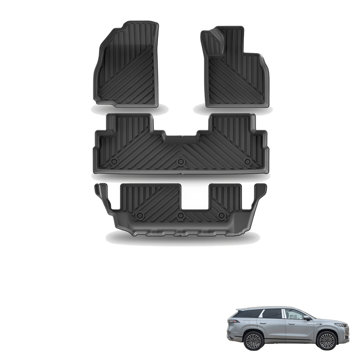 Chery Tiggo 9 2025+ All-Weather Floor Mats
