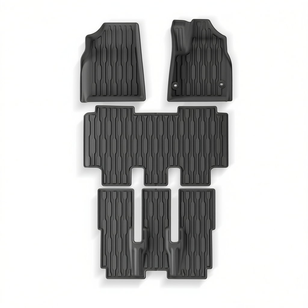 Toyota Innova Zenix All-Weather Floor Mats & Boot Liner & Seat Back Protectors – Floor Mats (4pcs)