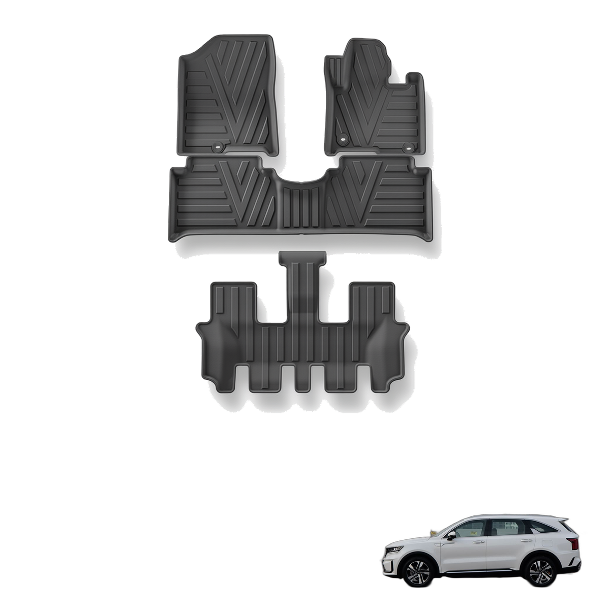 Kia Sorento 2021-2025 All-Weather Floor Mats