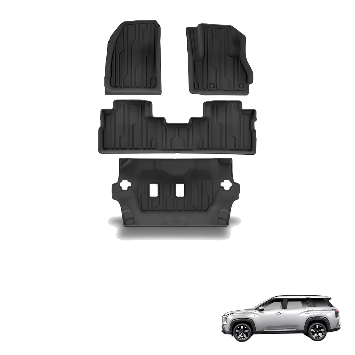 Mitsubishi Destinator 2025+ All-Weather Floor Mats & Boot Liner