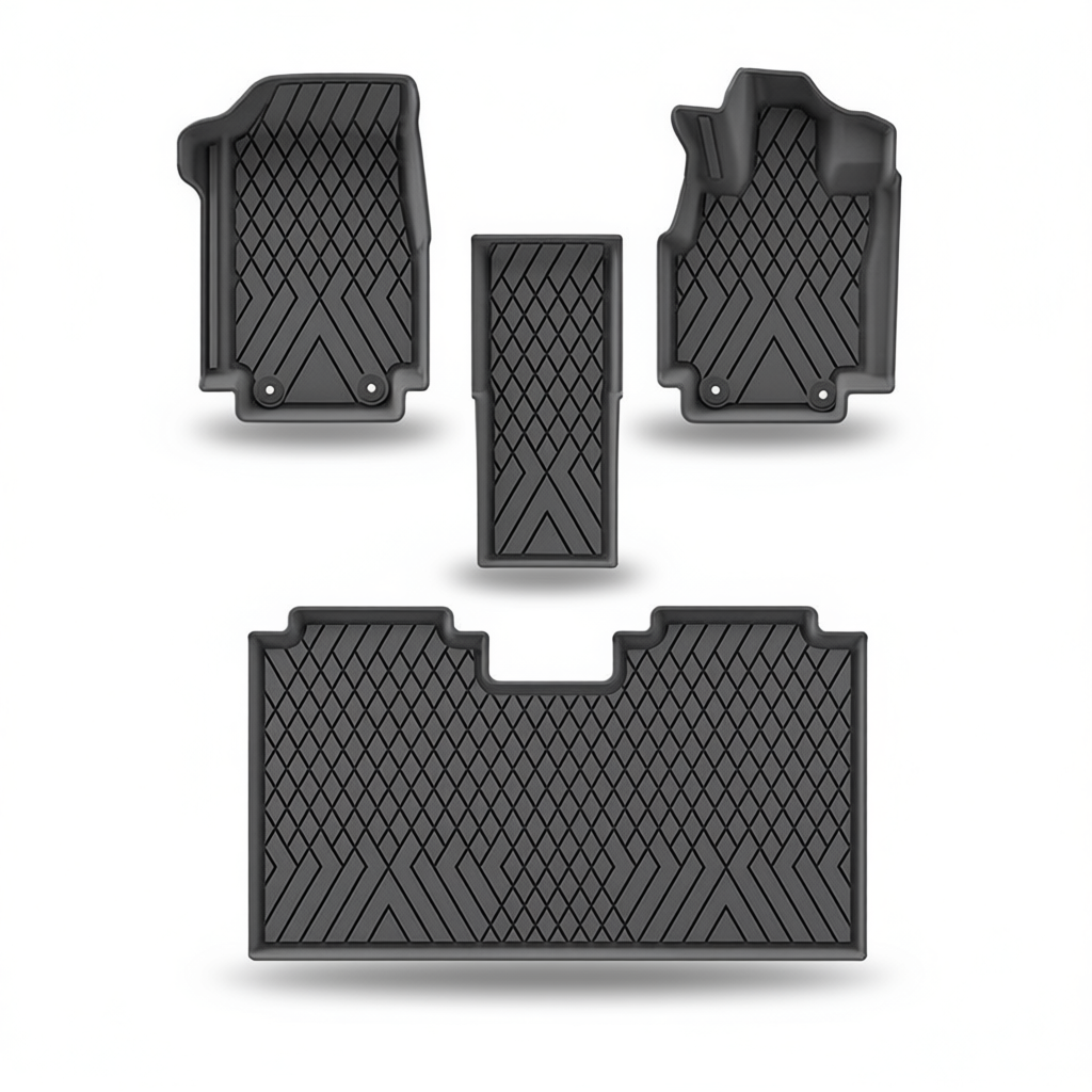 Nissan Serena (C28) 2023-2024 All-Weather Floor Mats & Boot Liner – Floor Mats (4pcs) RHD 8-Seat Petrol