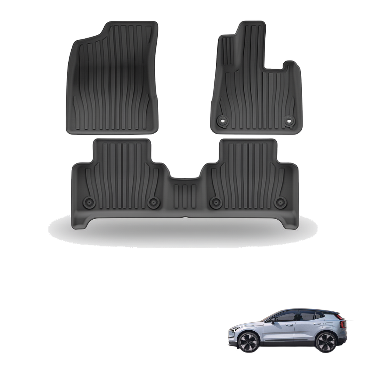 Volvo EX30 2024-2025 All-Weather Floor Mats