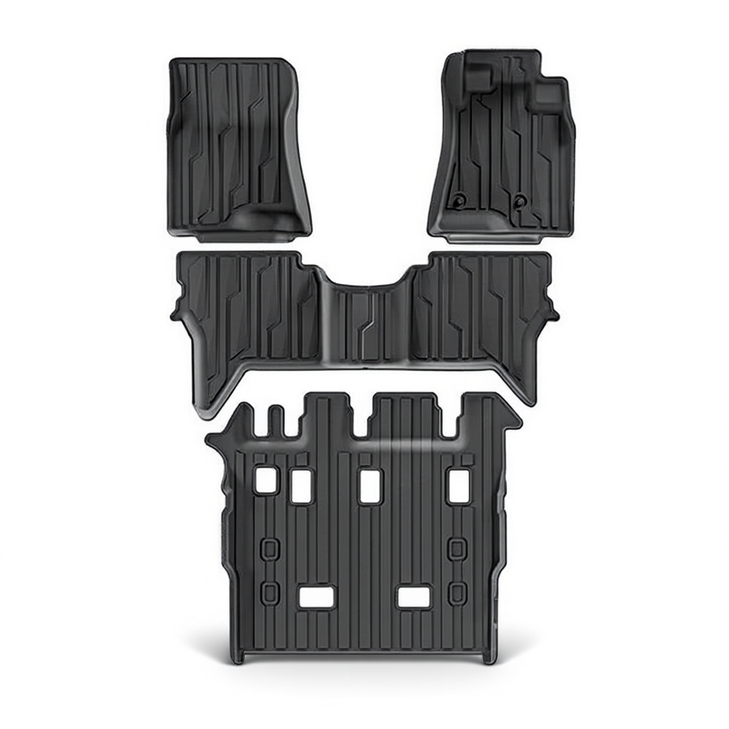 Mitsubishi Pajero 2011-2020 All-Weather Floor Mats & Boot Liner & Seat Back Protectors – Floor Mats (4pcs)