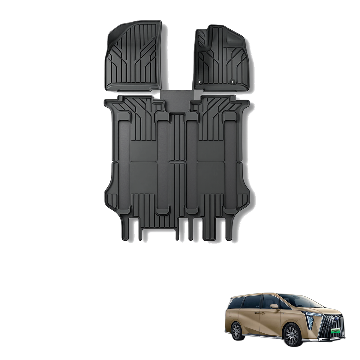 GAC Trumpchi E9 2024+ All-Weather Floor Mats & Boot Liner & Seat Back Protectors