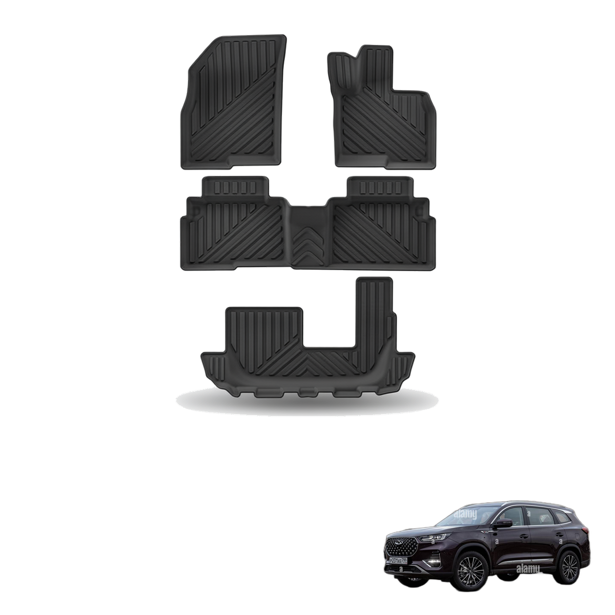 Chery Tiggo 8 Plus 2024-2025 All-Weather Floor Mats