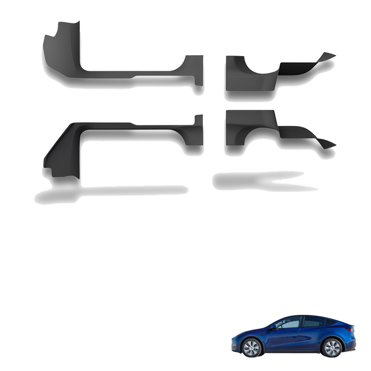 Tesla Model Y 2025+ Door Sill Scuff Plates