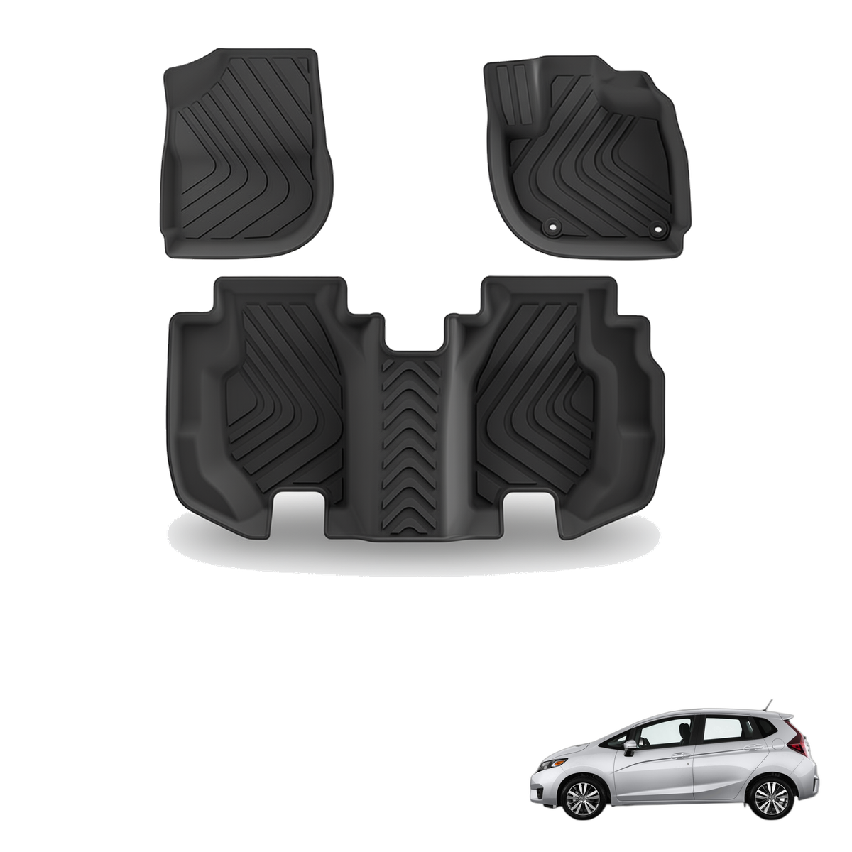 Honda Fit / Jazz 2023+ All-Weather Floor Mats