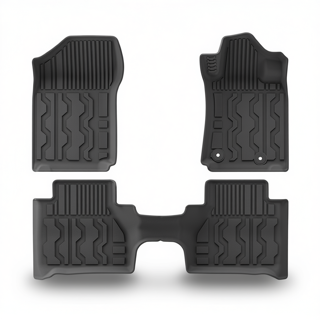 Nissan Navara 2015-2024 All-Weather Floor Mats & Tub Mat – Floor Mats (3pcs)
