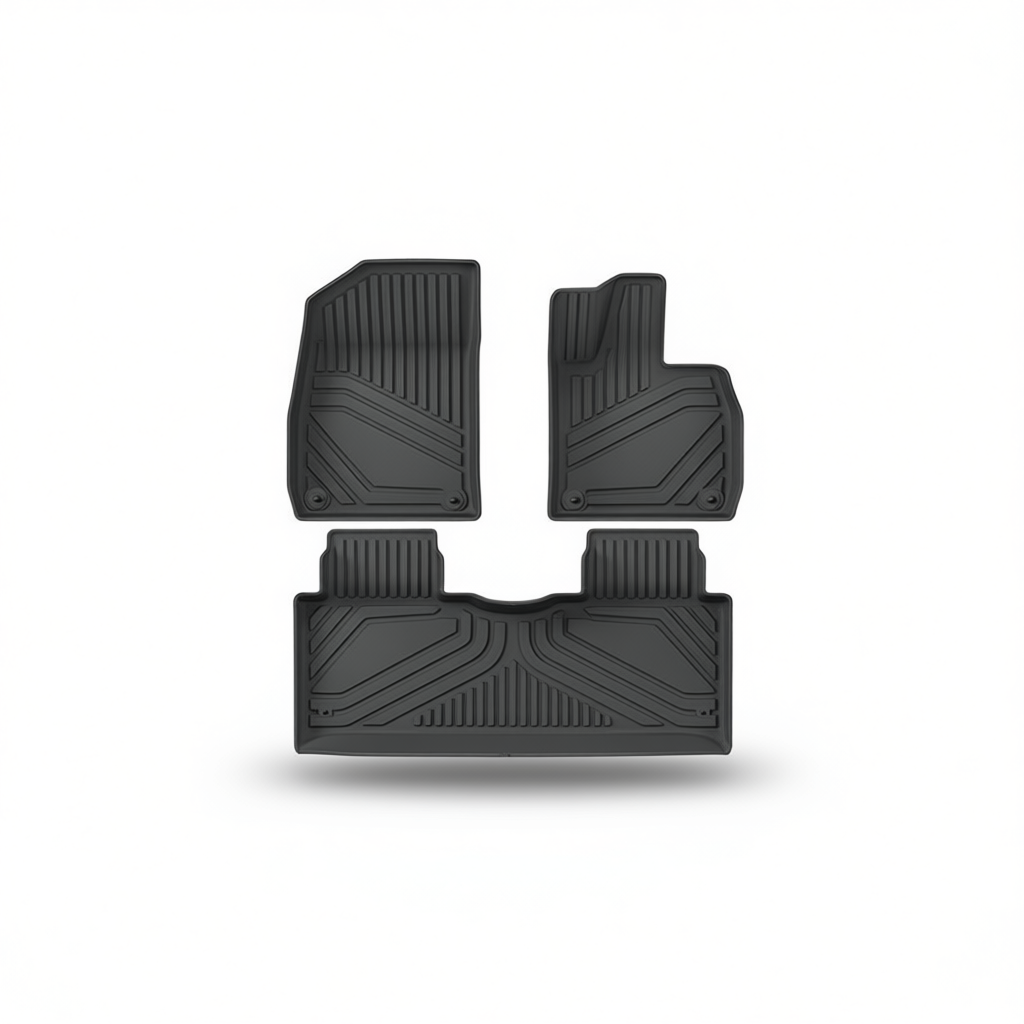 Xpeng G6 2023-2024 All-Weather Floor Mats – Floor Mats (3pcs) + Carpet Overlay