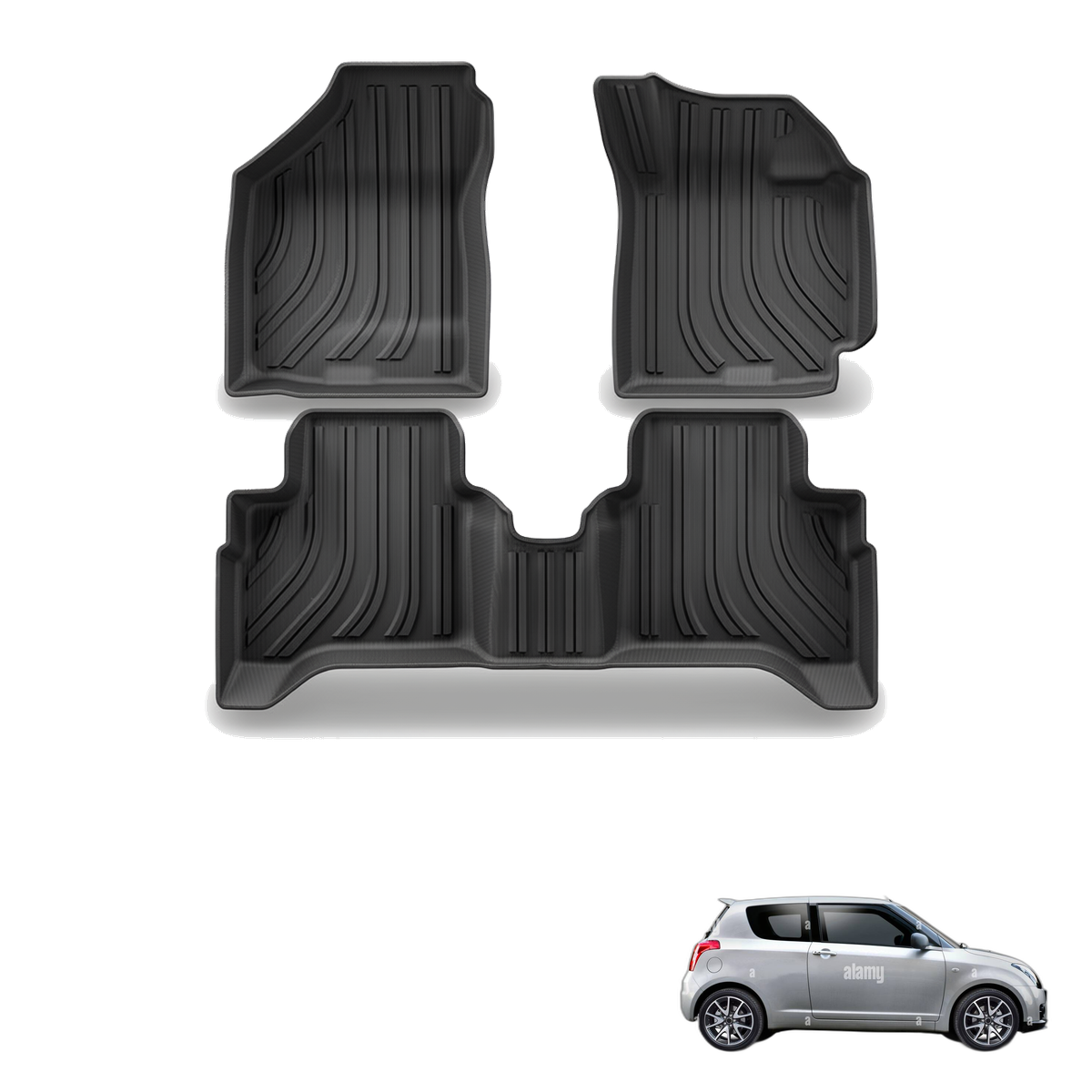 Suzuki Swift 2016-2024 All-Weather Floor Mats & Boot Liner