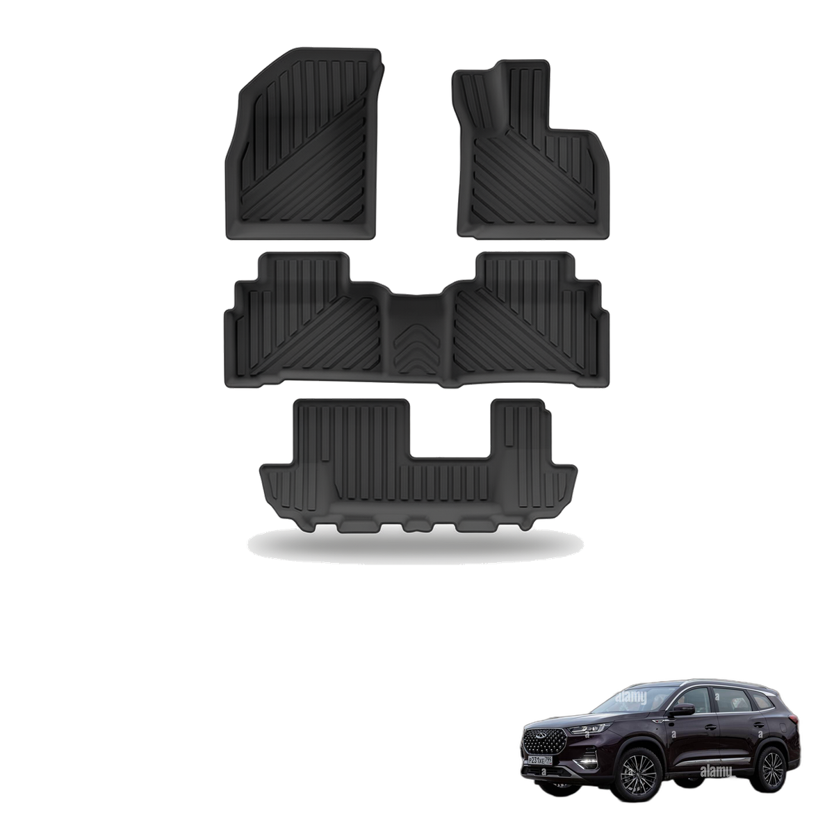 Chery Tiggo 8 Plus 2025+ All-Weather Floor Mats & Boot Liner