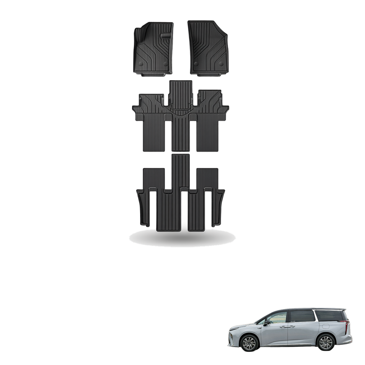 Maxus 9 2024+ All-Weather Floor Mats & Boot Liner