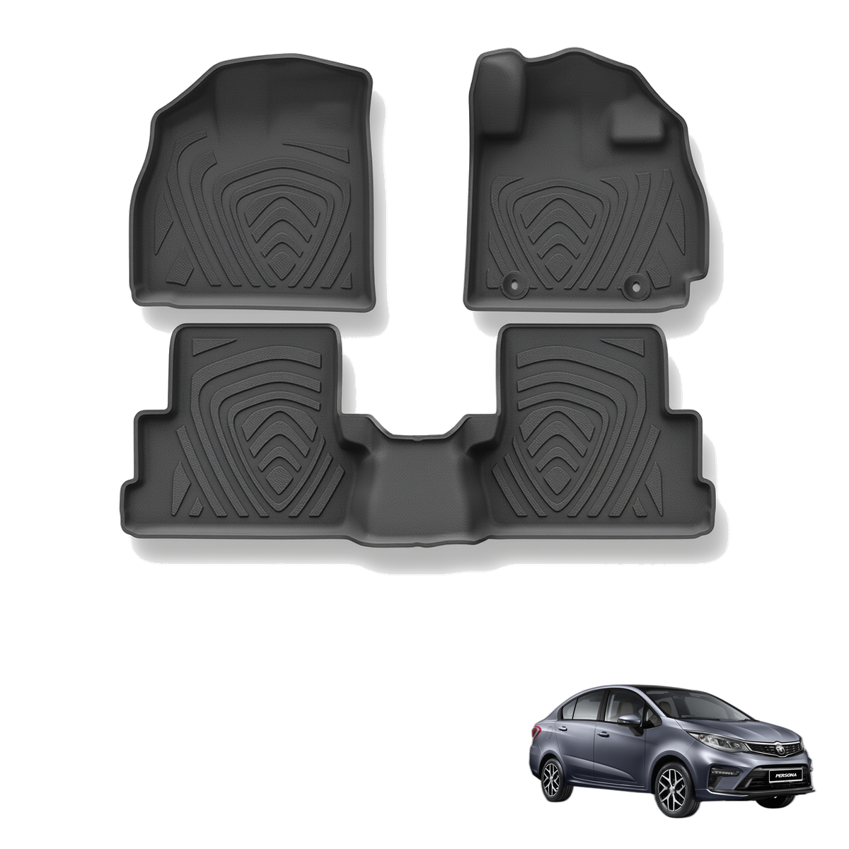 Proton Persona 2015-2025 All-Weather Floor Mats & Boot Liner
