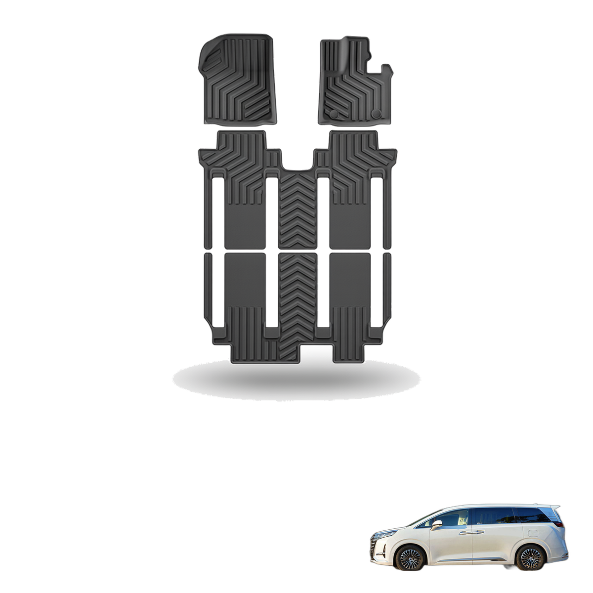 Denza D9 2024+ All-Weather Floor Mats