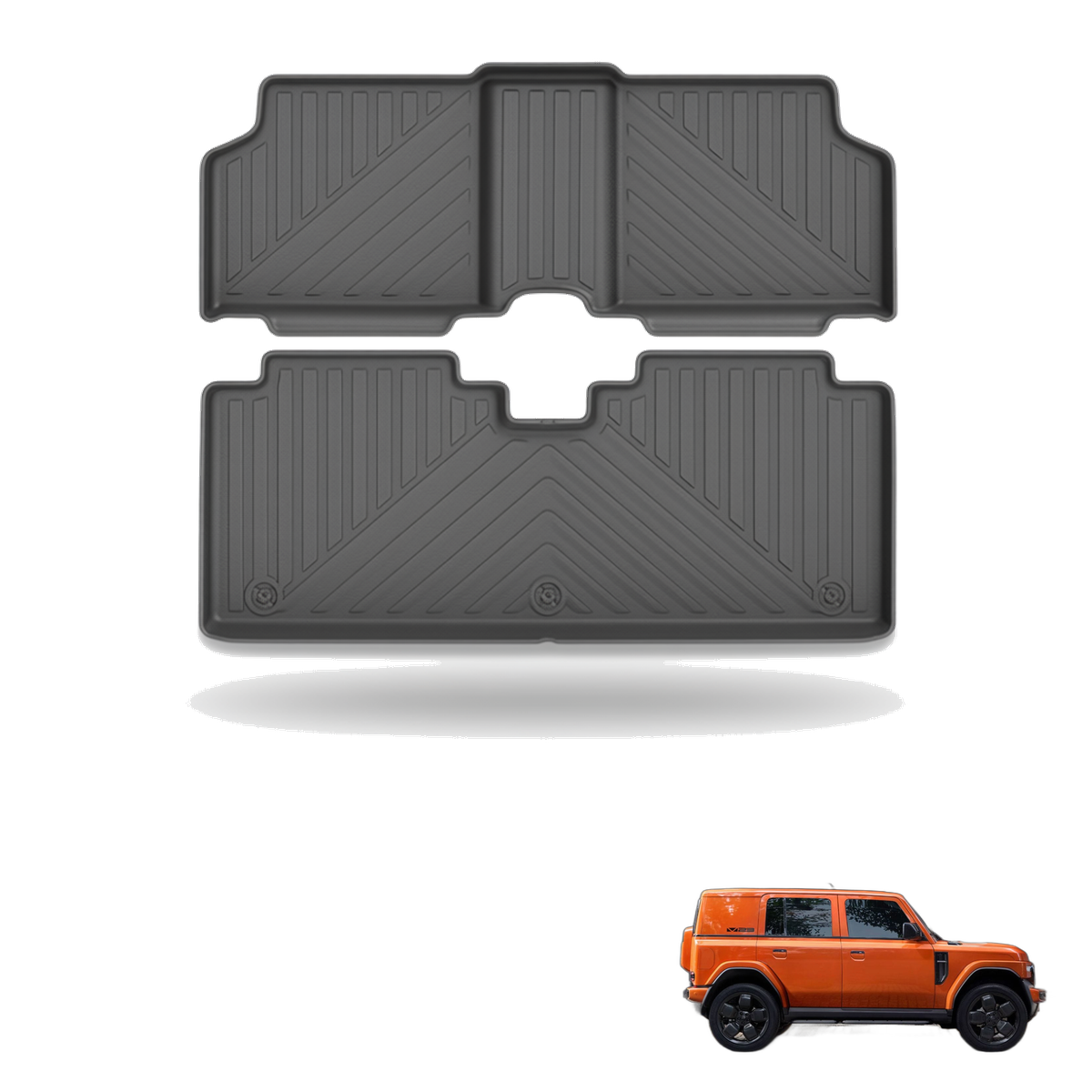 iCar V23 2025+ All-Weather Floor Mats & Boot Liner & Seat Back Protectors