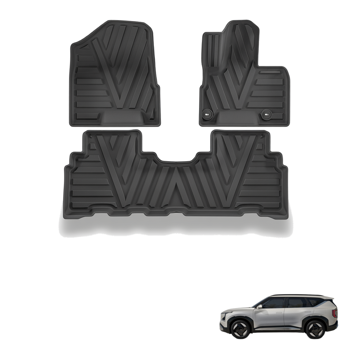Kia EV5 2023-2025 All-Weather Floor Mats & Boot Liner