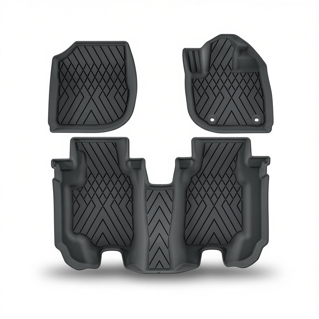 Honda HR-V 2023-2026 All-Weather Floor Mats & Boot Liner & Seat Back Protectors – Floor Mats (3pcs)
