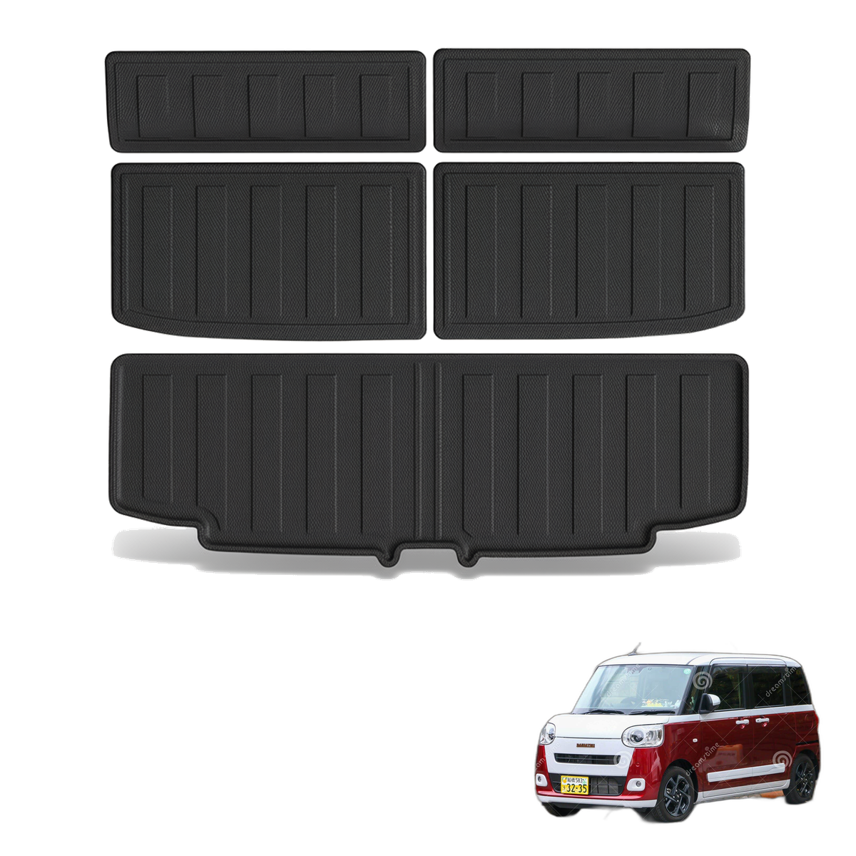 Daihatsu Move Canbus 2022-2025 Boot Liner & Seat Back Protectors