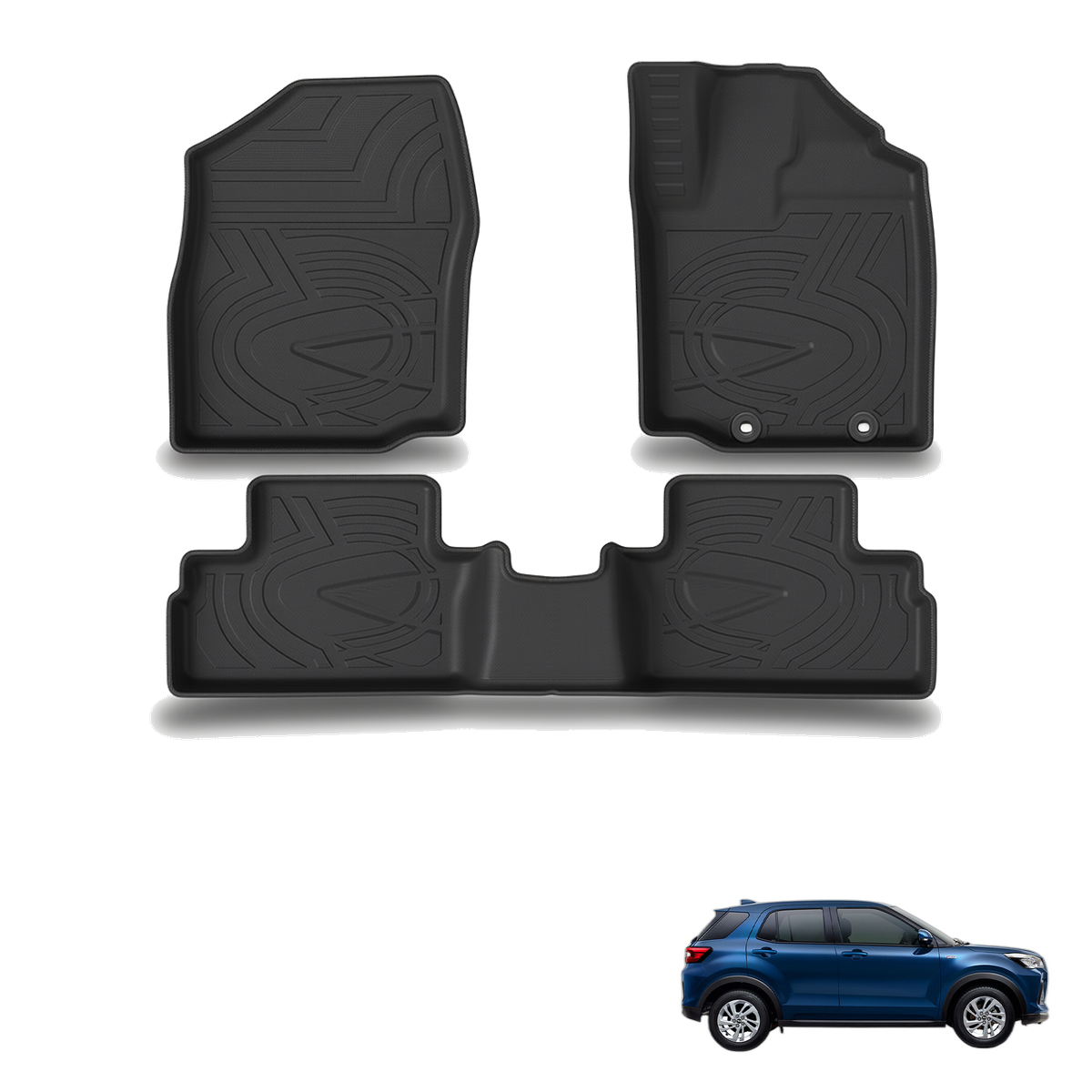 Daihatsu Rocky / Toyota Raize 2025+ All-Weather Floor Mats