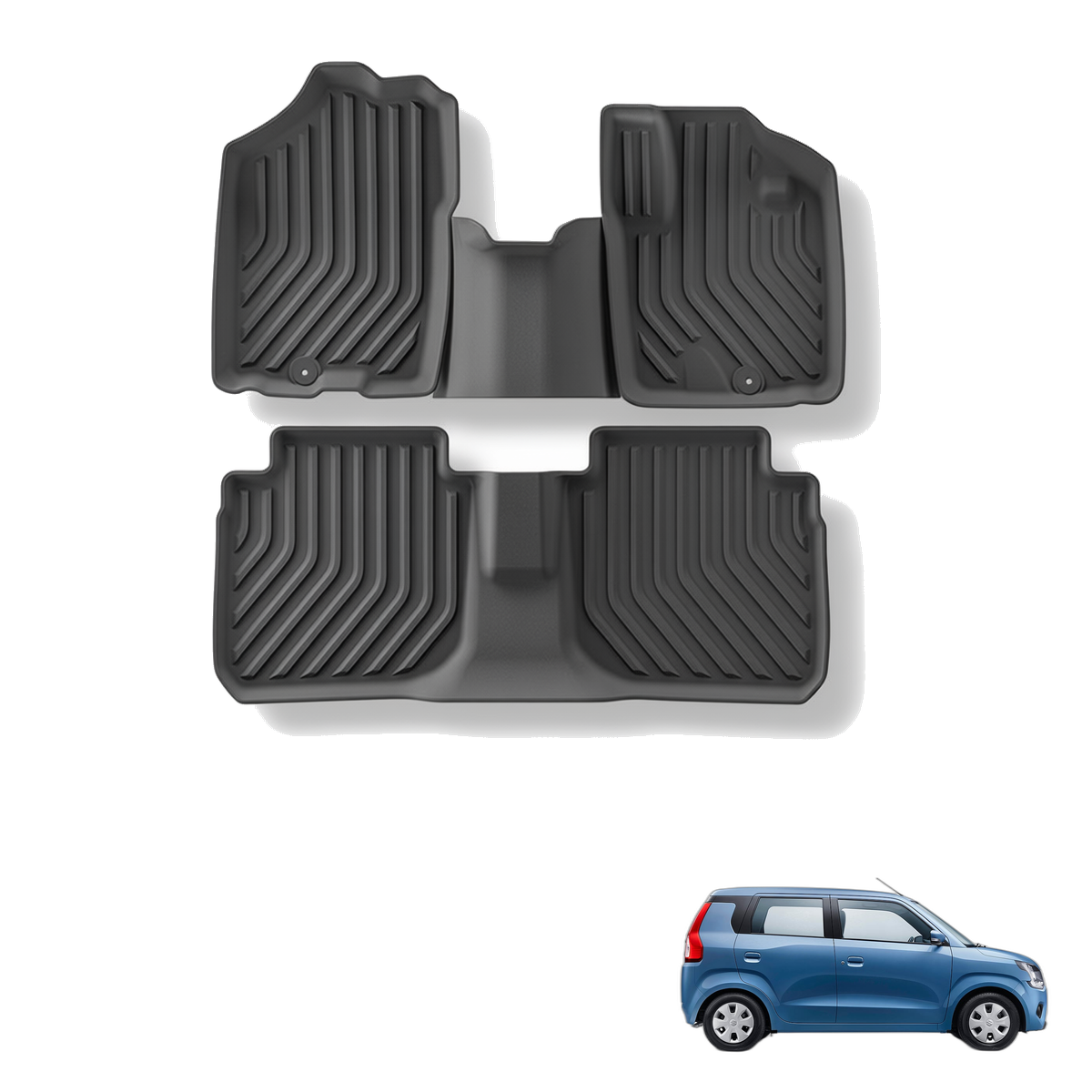 Suzuki Wagon R 2017-2025 All-Weather Floor Mats