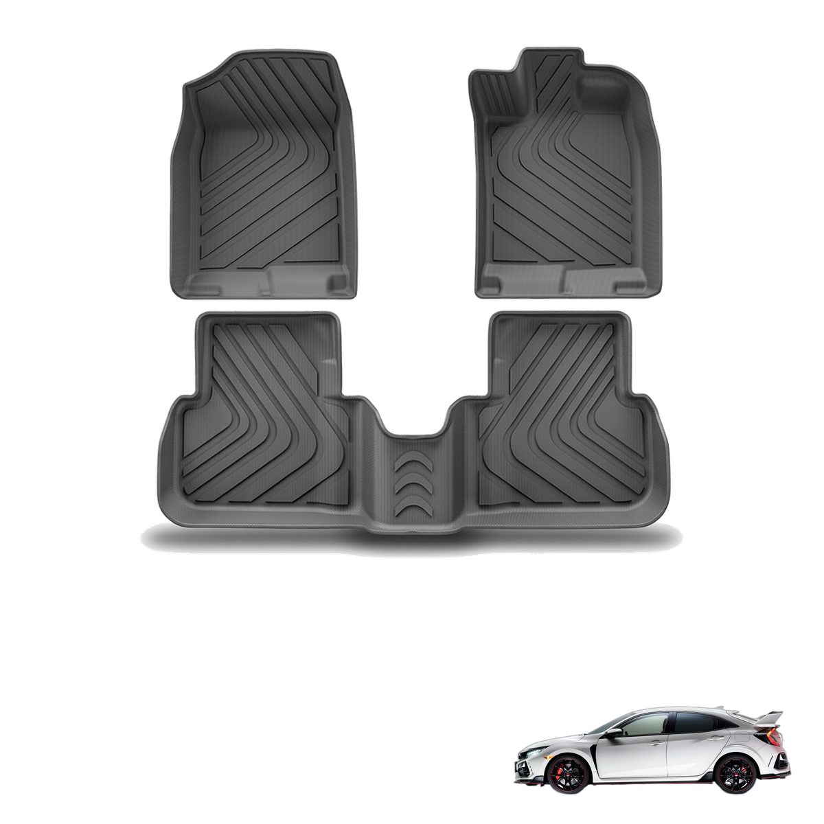 Honda Civic 2021-2024 All-Weather Floor Mats