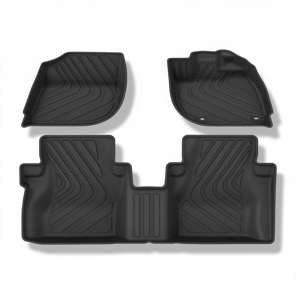 Honda City 2021-2026 All-Weather Floor Mats & Boot Liner – Floor Mats (3pcs)