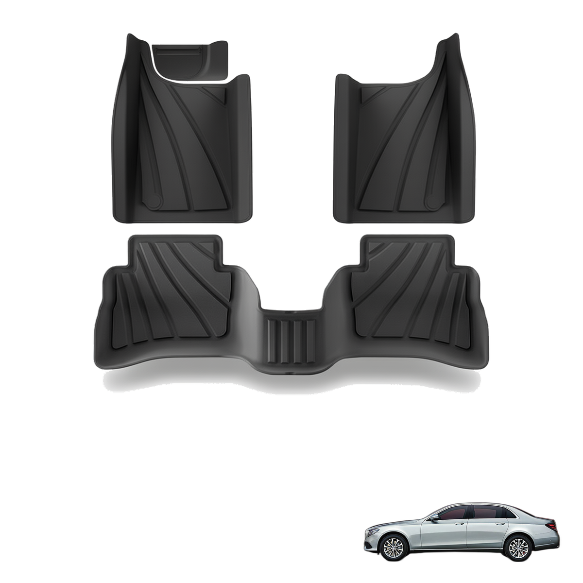 Mercedes-Benz E-Class 2025+ All-Weather Floor Mats