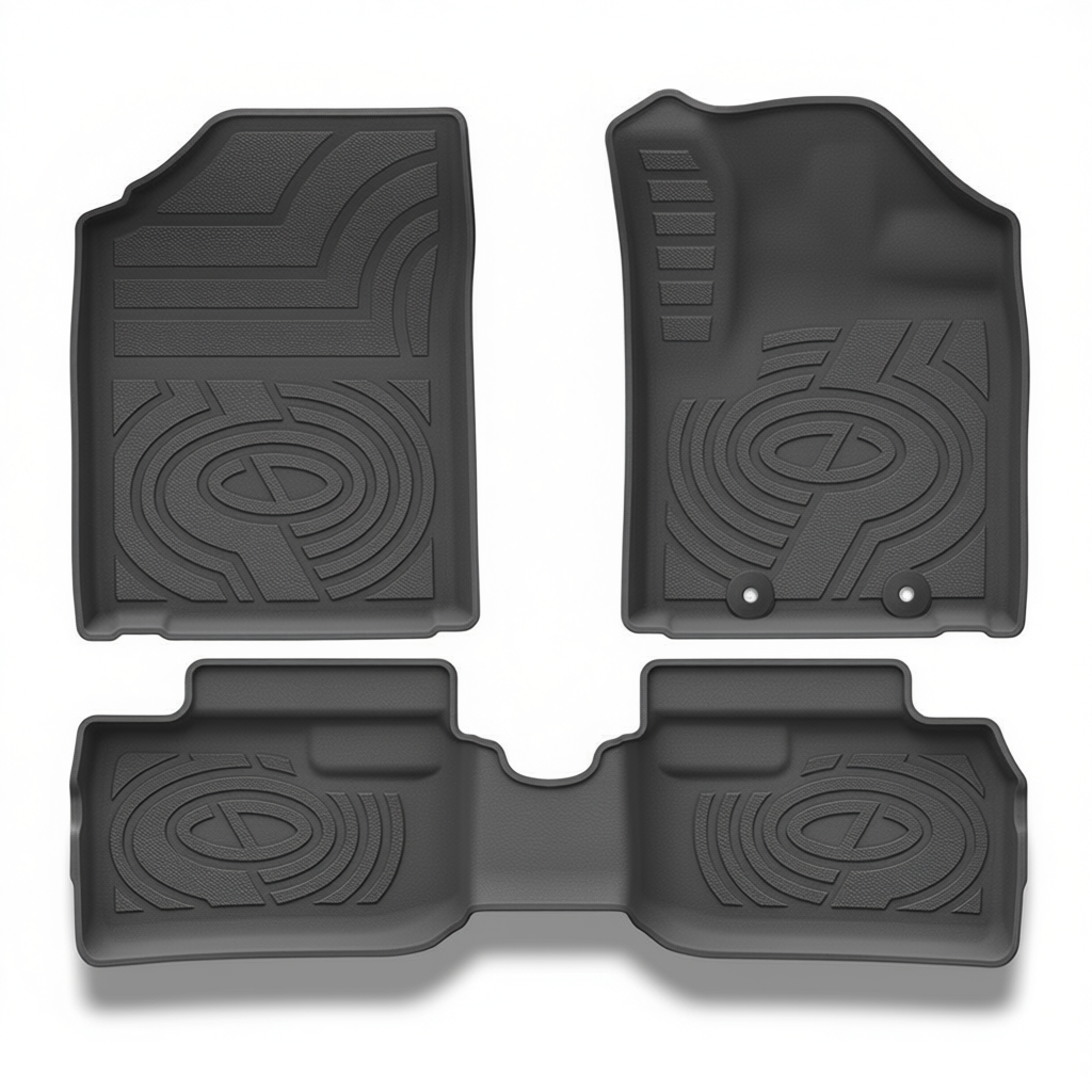 Perodua Bezza 2016-2025 All-Weather Floor Mats & Boot Liner – Floor Mats (3pcs)