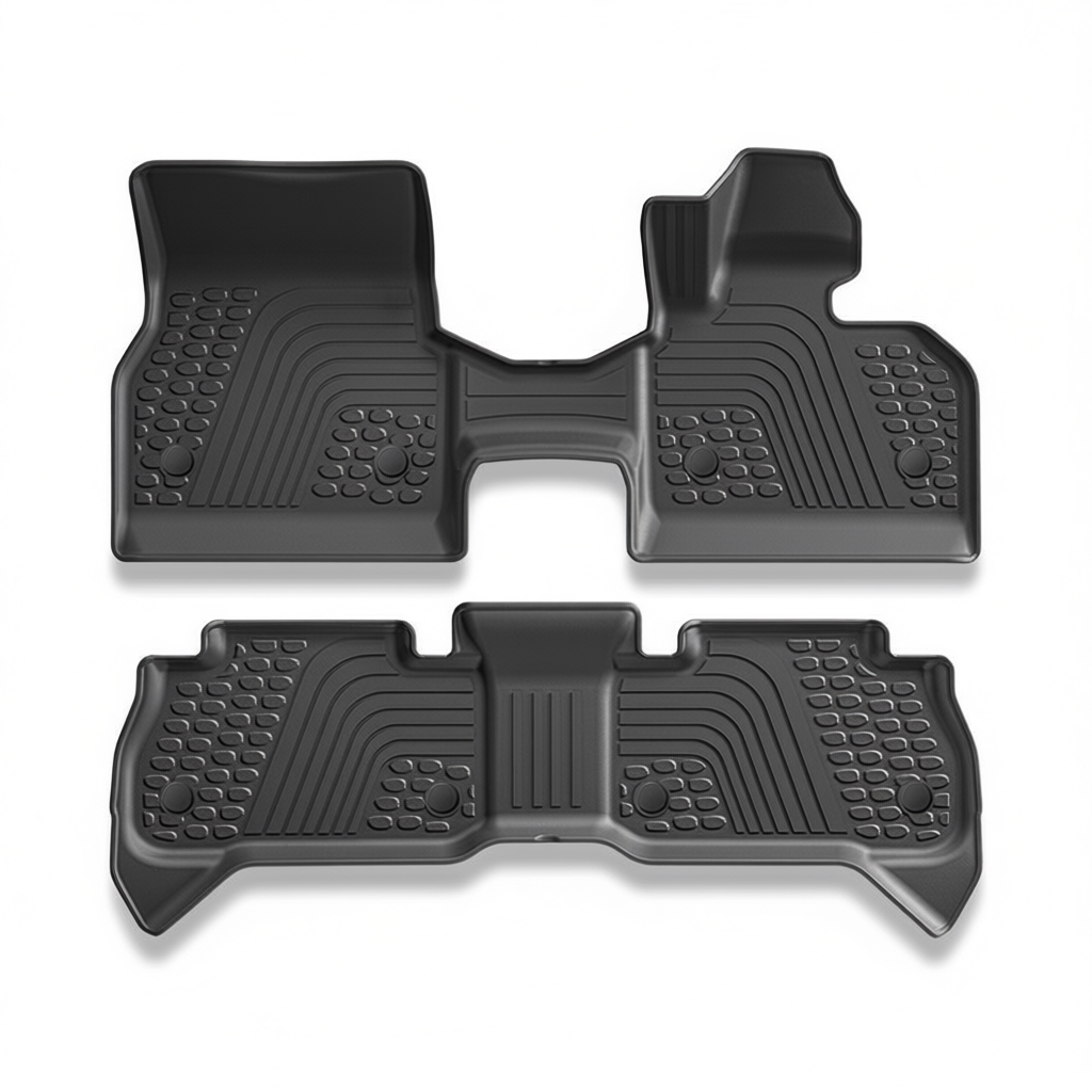 BMW iX 2022-2025 All-Weather Floor Mats & Boot Liner – Floor Mats (3pcs)