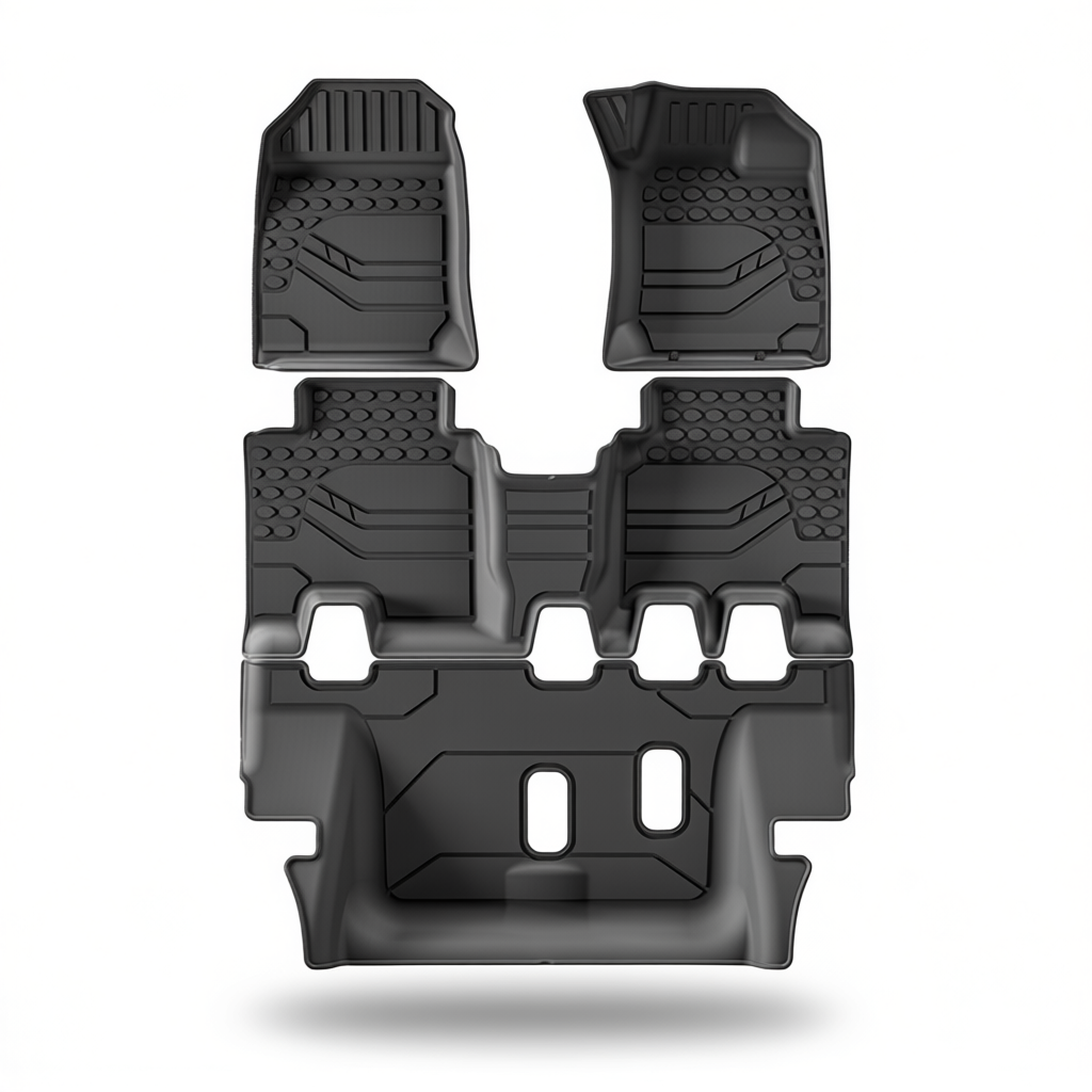 Isuzu MU-X 2021-2024 All-Weather Floor Mats & Boot Liner & Seat Back Protectors – Floor Mats (4pcs)
