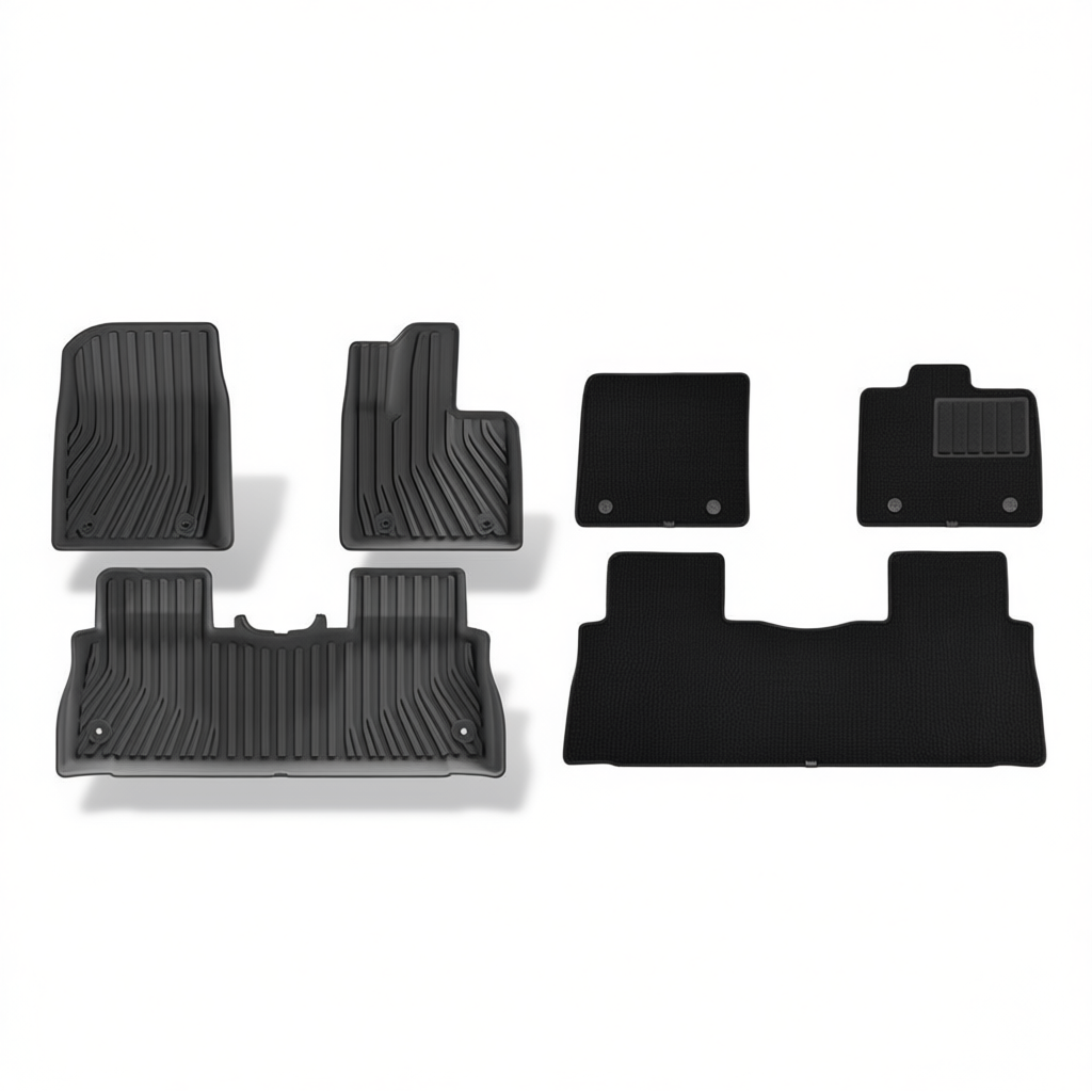 Deepal S07 2025+ All-Weather Floor Mats – Floor Mats (3pcs) + Carpet Overlay