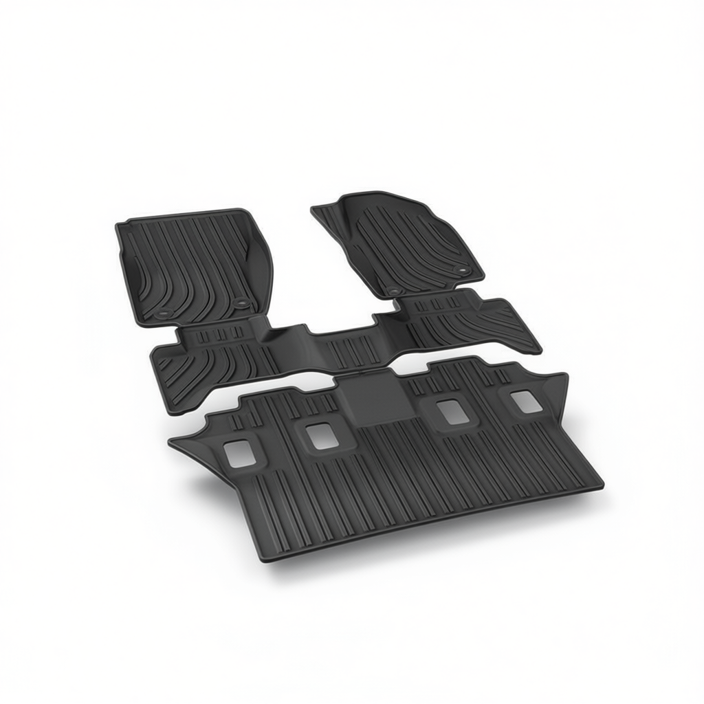 Toyota Land Cruiser Prado (LC250) 2024+ All-Weather Floor Mats & Boot Liner & Seat Back Protectors – Floor Mats (4pcs)