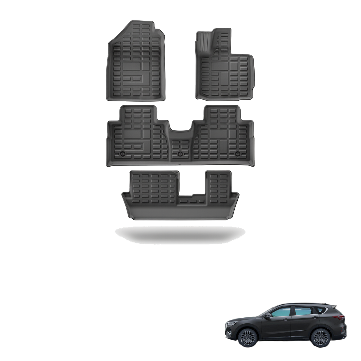 Jetour X70 2021-2024 All-Weather Floor Mats
