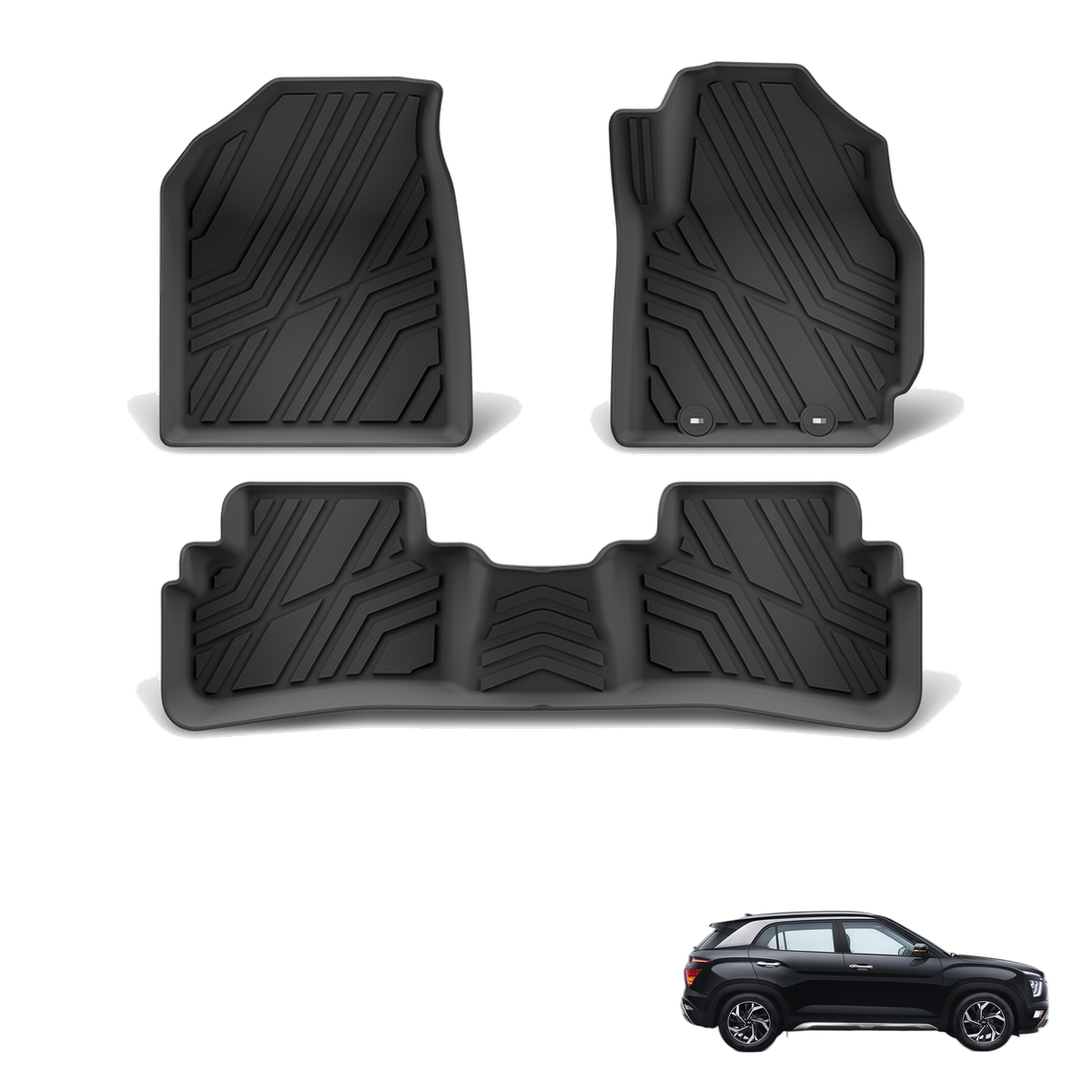 Hyundai Creta 2024-2025 All-Weather Floor Mats