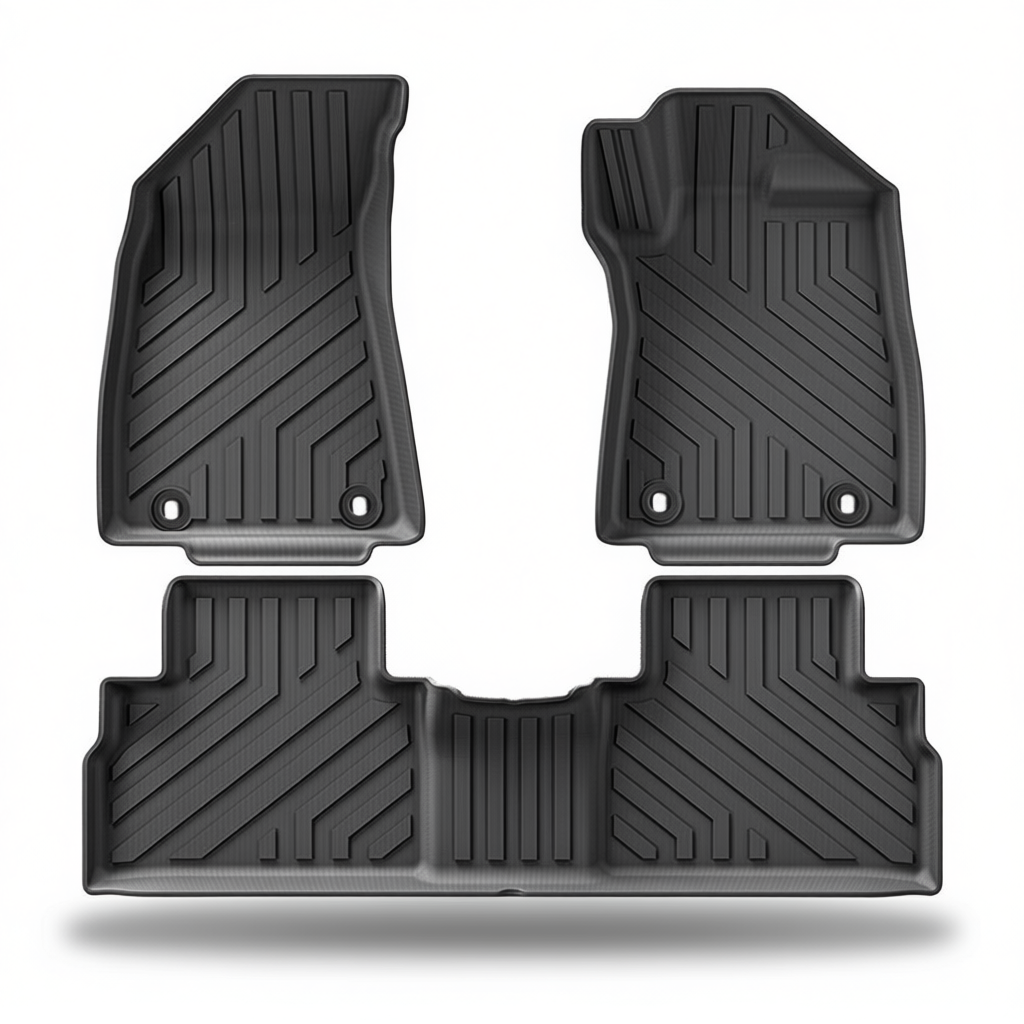 MG ZS 2023-2024 All-Weather Floor Mats & Boot Liner & Seat Back Protectors – Floor Mats (3pcs)