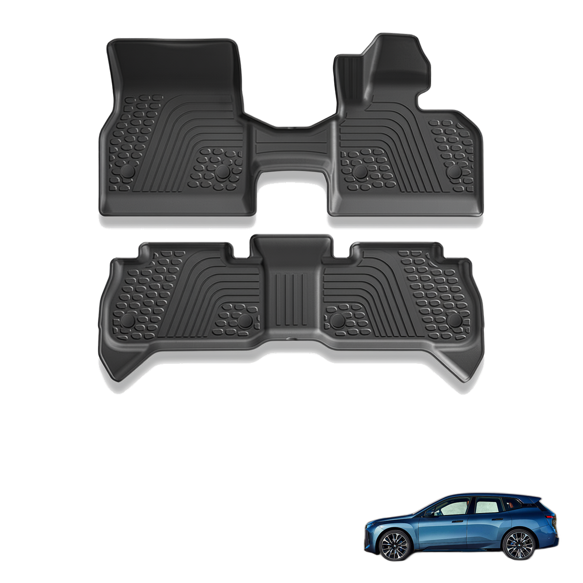 BMW iX 2022-2025 All-Weather Floor Mats & Boot Liner