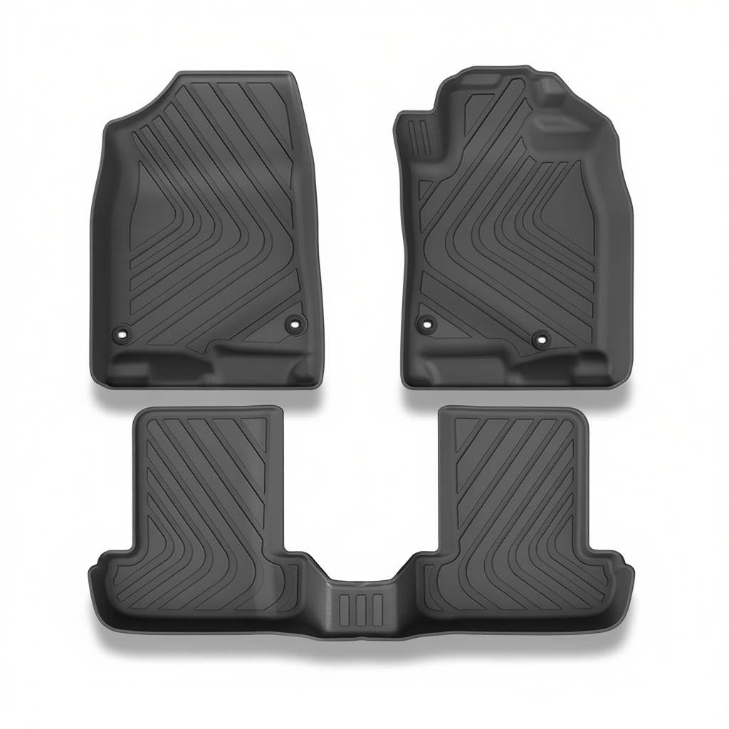 Honda Prelude 2025+ All-Weather Floor Mats & Boot Liner – Floor Mats (3pcs)