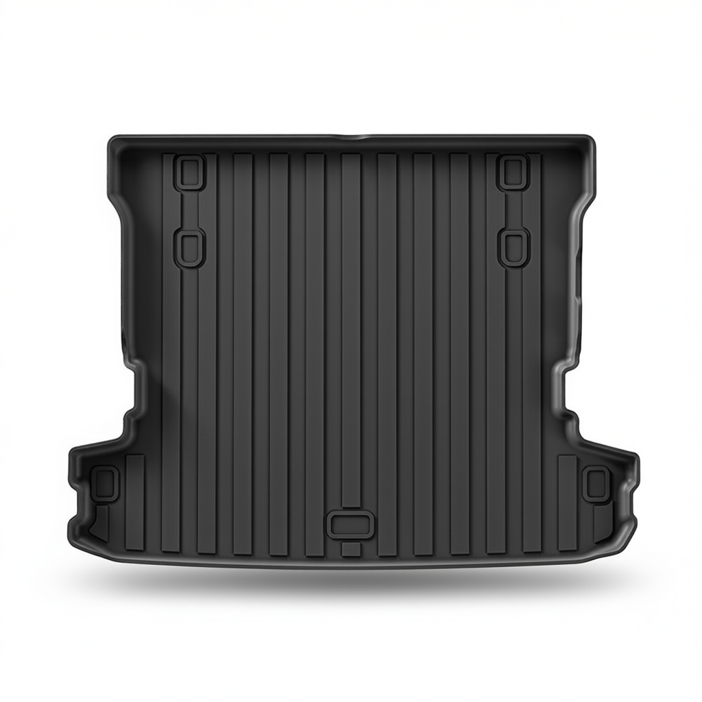 Mitsubishi Pajero 2011-2020 All-Weather Floor Mats & Boot Liner & Seat Back Protectors – Boot Liner RHD 5-Seat