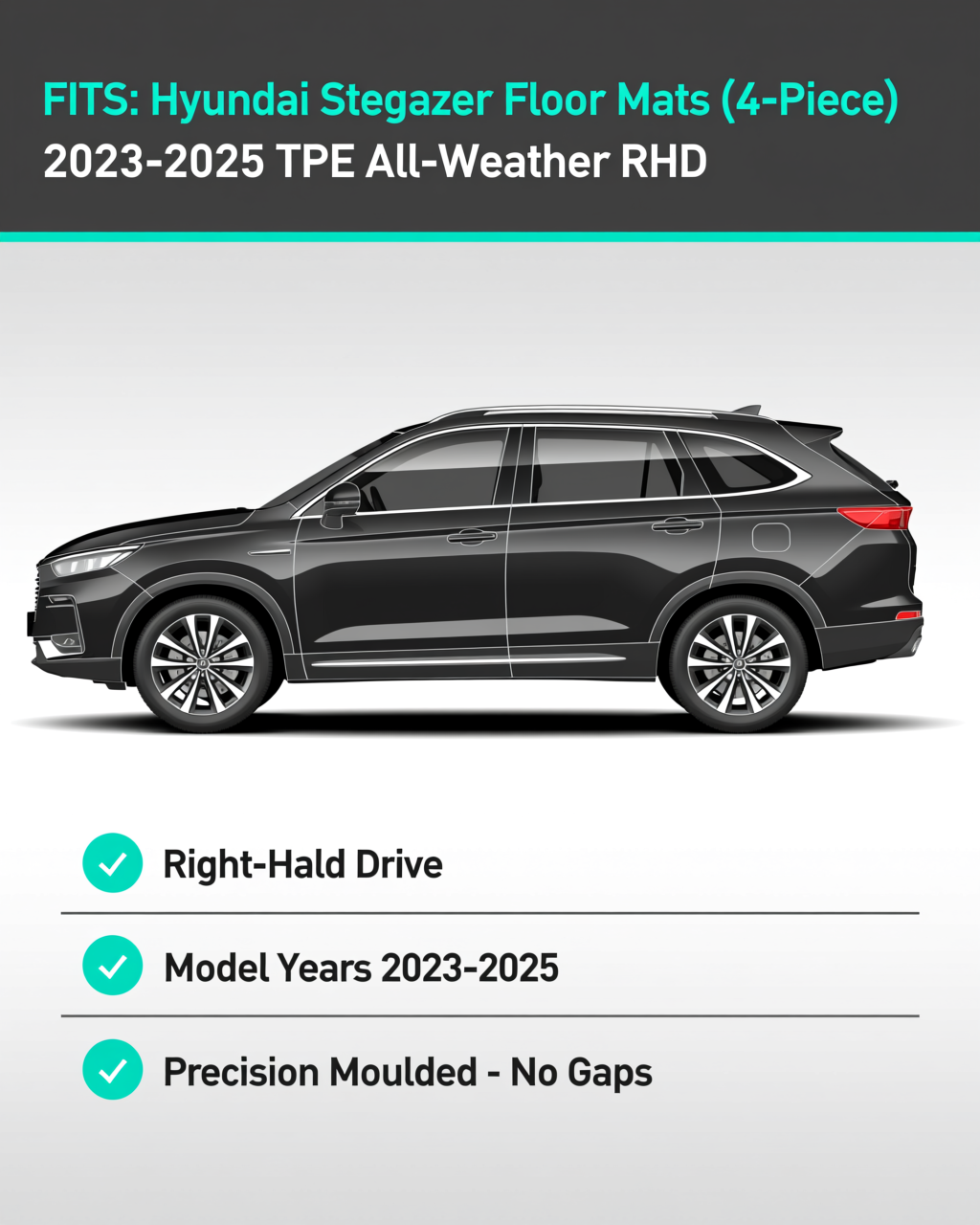 Hyundai Stargazer 2023-2025 All-Weather Floor Mats vehicle fitment