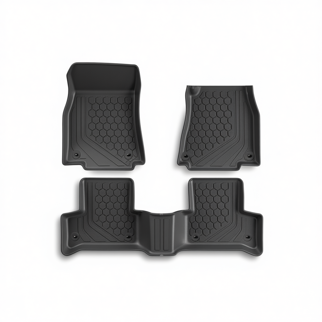 Mercedes-Benz GLA 2025+ All-Weather Floor Mats & Boot Liner – Floor Mats (3pcs) + Carpet Overlay