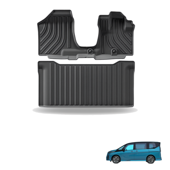 Nissan Serena (C28) 2016-2022 All-Weather Floor Mats & Boot Liner