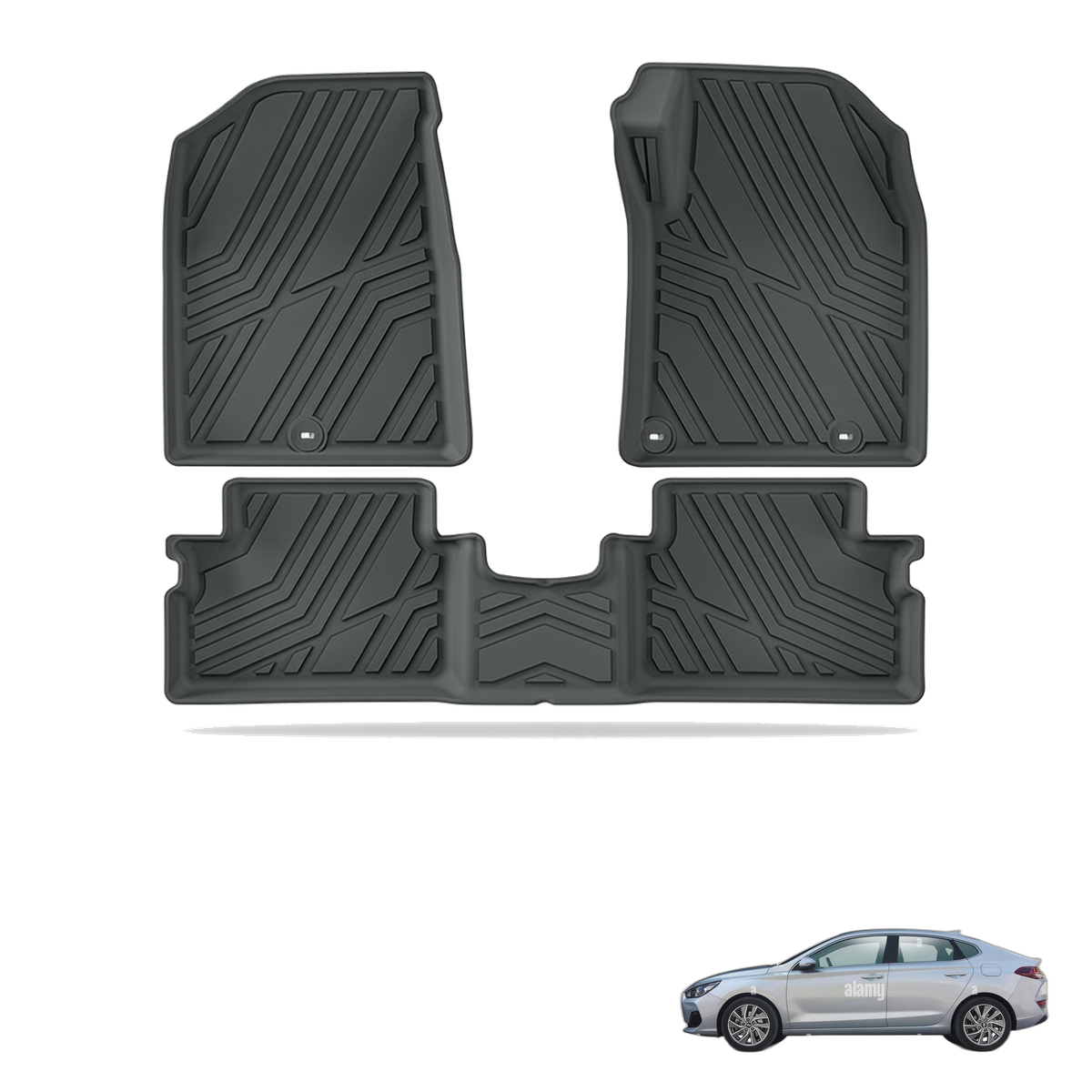 Hyundai i30 2021-2025 All-Weather Floor Mats & Boot Liner & Seat Back Protectors