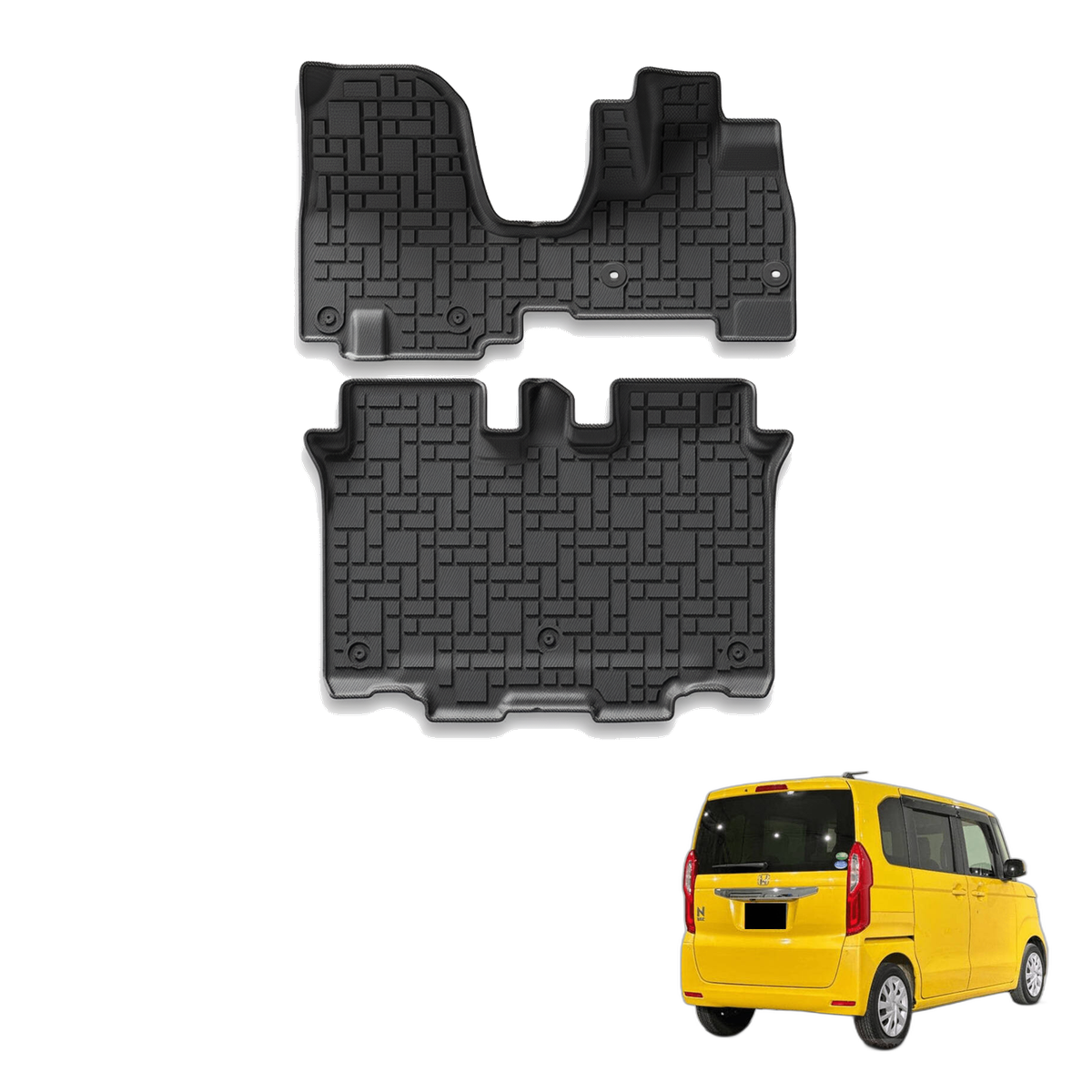 Honda N-Box 2023+ All-Weather Floor Mats & Boot Liner